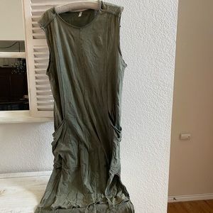 Free People movement long t-shirt dress with pockets. Size small.